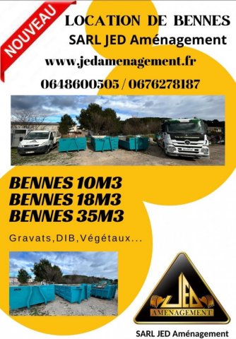 Location de bennes Cournonterral