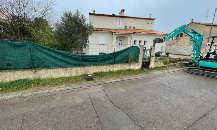 Mur de clôture Cournonterral