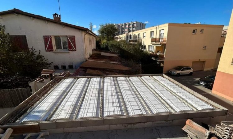 Extension maison avec toit terrasse Frontignan